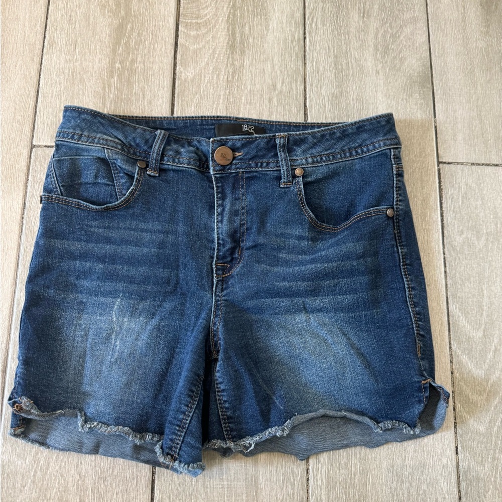 1822 Blue Denim Jean Shorts Size 10